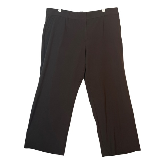 Briggs New York Pants - Briggs Women's Brown Wide Leg Pants Trousers Size 20WS